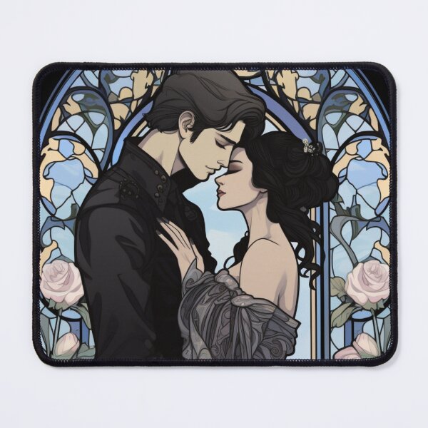 Item preview, Gothic Stained Glass Couple | Romance designed and sold by Radiant-Art.