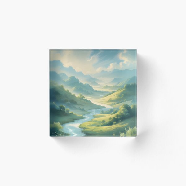 Item preview, The winding river designed and sold by RachaelSam.