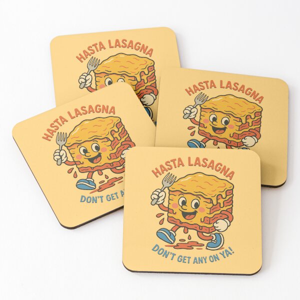 Item preview, Hasta Lasagna Don’t Get Any On Ya Retro Cartoon designed and sold by tronictees.
