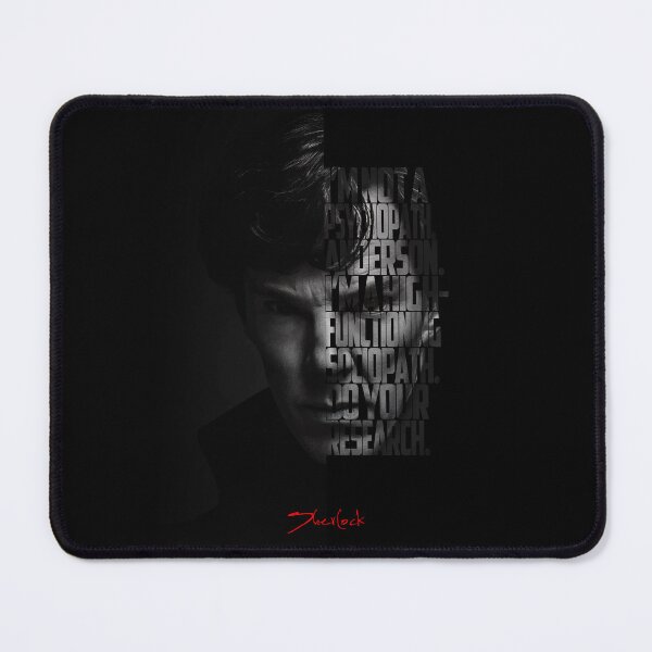 Item preview, Sherlock – Iconic Quote Minimalist Poster designed and sold by Enea Kelo.