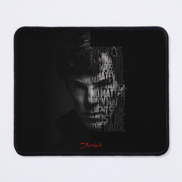 Item preview, Sherlock – Iconic Quote Minimalist Poster designed and sold by Enea Kelo.