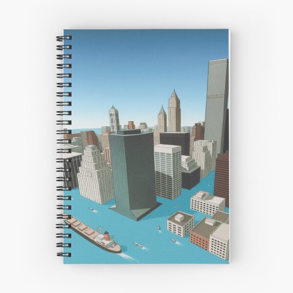 Item preview, Guy Billout “Submerged Skyline” designed and sold by HvpeWrks.