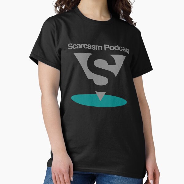 Item preview, Scarcasm Podcast Shirt designed and sold by awakenedheathen.