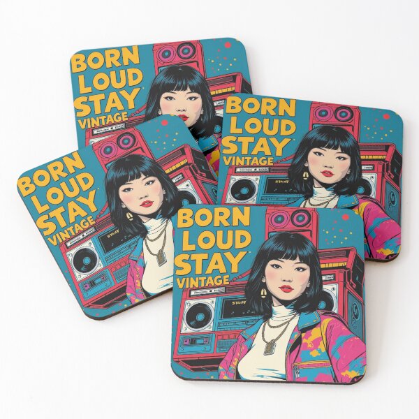 Item preview, Born Loud Stay Vintage  designed and sold by rouzaina.