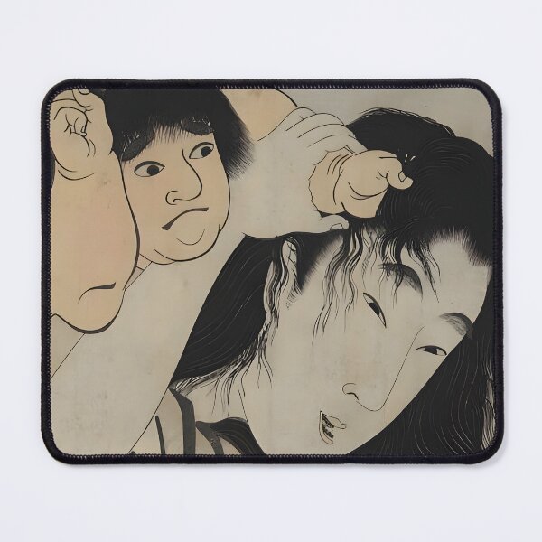 Item preview, Yamauba and Kintaro – Ukiyo-e by Kitagawa Utamaro, Edo Period Folklore designed and sold by EmeraldeaArt.
