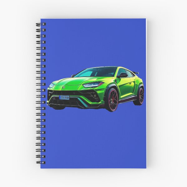 Item preview, Lamborghini Urus – Green Cartoon Retro Style designed and sold by BK-Fishing.