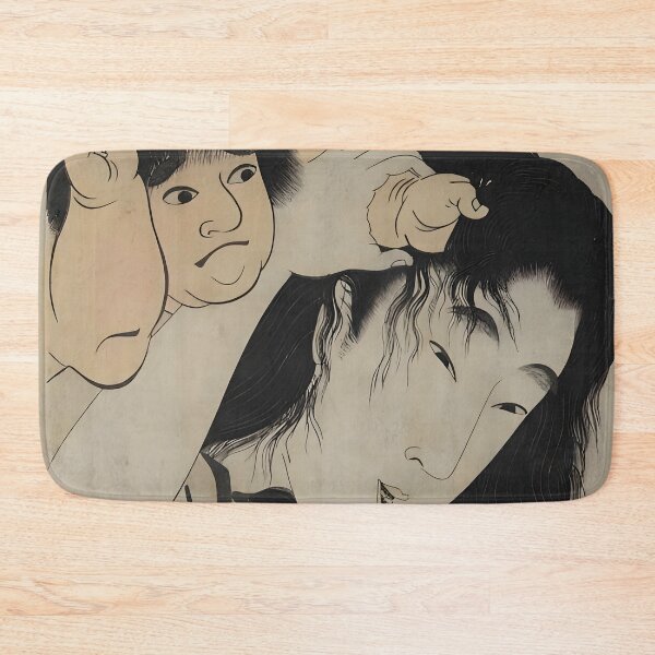 Item preview, Yamauba and Kintaro – Ukiyo-e by Kitagawa Utamaro, Edo Period Folklore designed and sold by EmeraldeaArt.