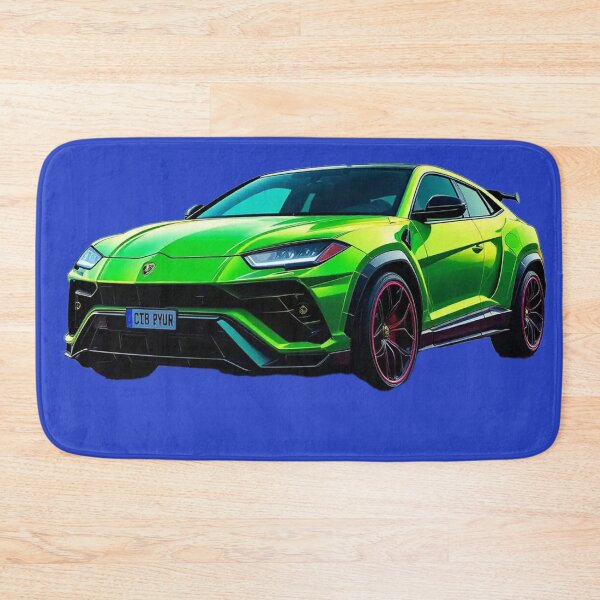 Item preview, Lamborghini Urus – Green Cartoon Retro Style designed and sold by BK-Fishing.