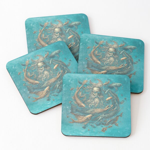 Item preview, Poseidon Among the Fish designed and sold by MysticOzzy.