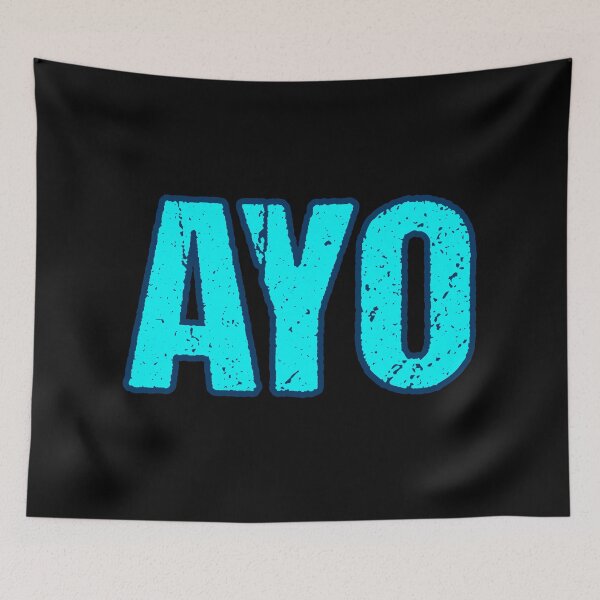 Item preview, Ayo, Blue Outline designed and sold by Memes N Lore .