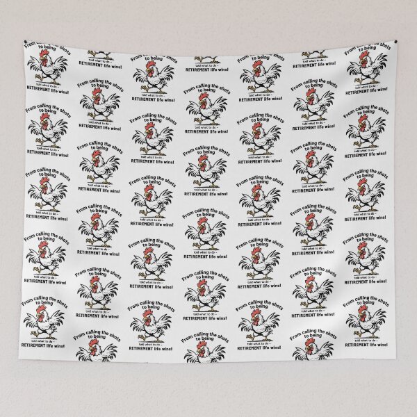 Item preview, Funny Rooster Retirement – Calling the Shots to Retirement Life Wins Design for Retired Bosses, Coworkers, or Farmers designed and sold by WHDProduction45.