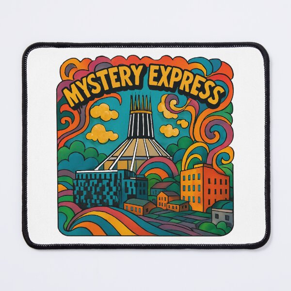 Item preview, Mystery Express: Psychedelic Cityscape designed and sold by Kray80.
