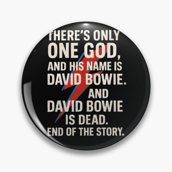 Item preview, There's only God. And his name is David Bowie! designed and sold by Statement-G.