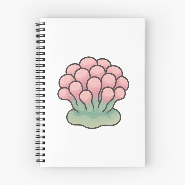 Item preview, Frogspawn Coral Illustration – Pastel Pink and Green Euphyllia Marine Reef Art designed and sold by Vendeloc.