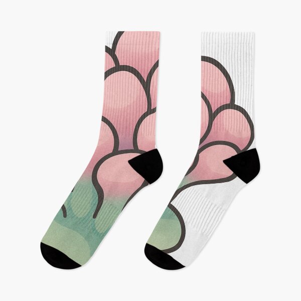 Item preview, Frogspawn Coral Illustration – Pastel Pink and Green Euphyllia Marine Reef Art designed and sold by Vendeloc.
