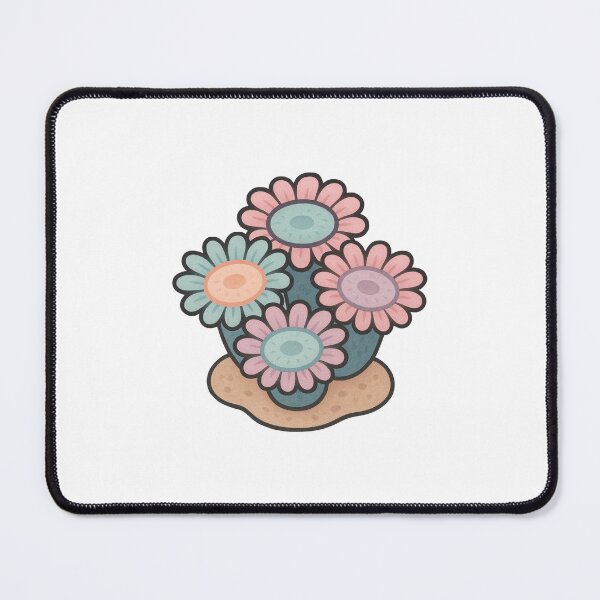 Item preview, Zoanthid Coral Illustration – Pastel Flower Polyp Marine Reef Artwork designed and sold by Vendeloc.