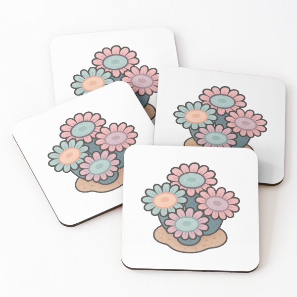 Item preview, Zoanthid Coral Illustration – Pastel Flower Polyp Marine Reef Artwork designed and sold by Vendeloc.