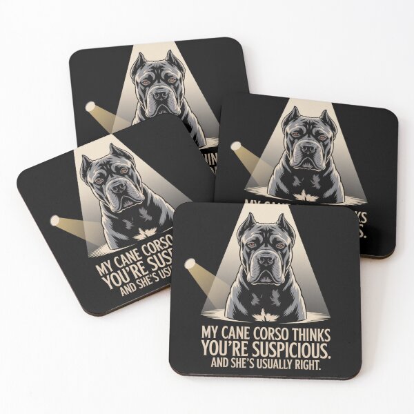 Item preview, My Cane Corso Thinks You're Suspicious. And She's Usually Right. designed and sold by theartfulaspie.