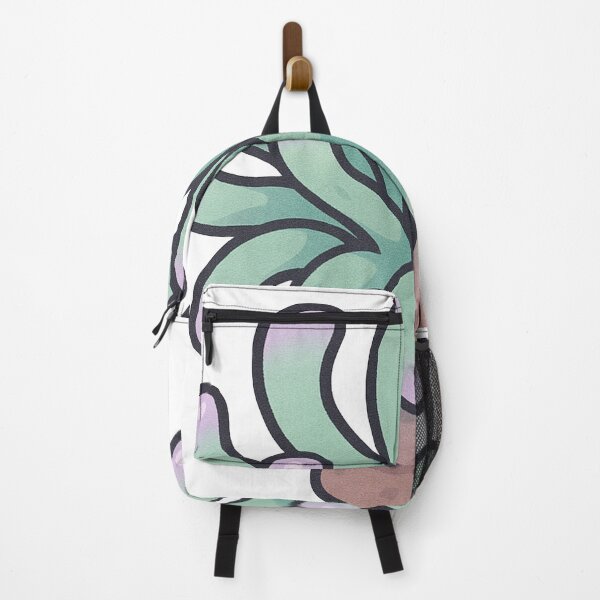 Item preview, Torch Coral Illustration – Green Tentacle Euphyllia with Purple Tips Ocean Art designed and sold by Vendeloc.