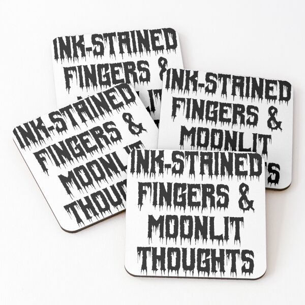 Item preview, Ink-Stained Fingers & Moonlit Thoughts designed and sold by Ninjacatoff.