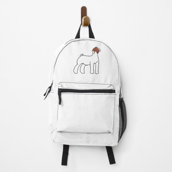 Item preview, White-eared Show Goat designed and sold by livestockgraphicsbybrooke.