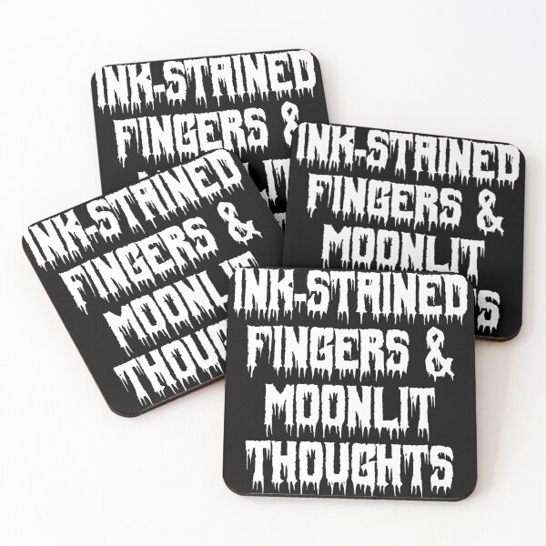 Item preview, Ink-Stained Fingers & Moonlit Thoughts designed and sold by Ninjacatoff.