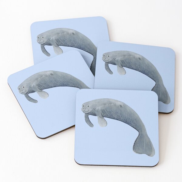 Item preview, Manatee Illustration designed and sold by Isobelle Smith.
