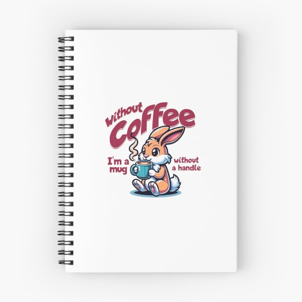 Item preview, Without Coffee - Bunny Edition designed and sold by MJO80.