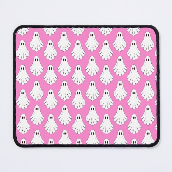 Item preview, Pink Ghost Seamless Halloween Pattern – Cute Pink Ghosts for Apparel & Home Decor designed and sold by TheMysticNook.