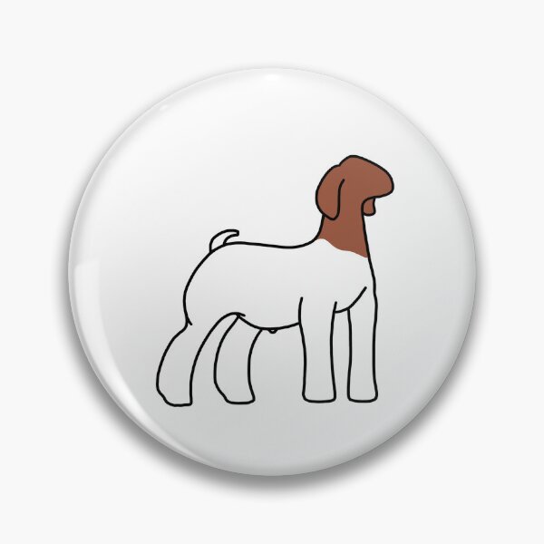 Item preview, Red Traditional Show Goat designed and sold by livestockgraphicsbybrooke.
