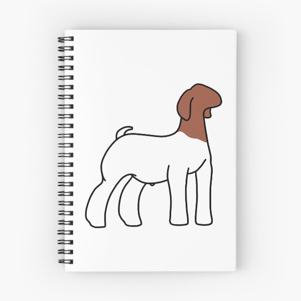 Item preview, Red Traditional Show Goat designed and sold by livestockgraphicsbybrooke.