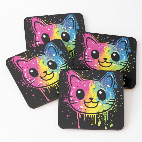 Item preview, Rainbow Cat designed and sold by ColorfulWorldCZ.