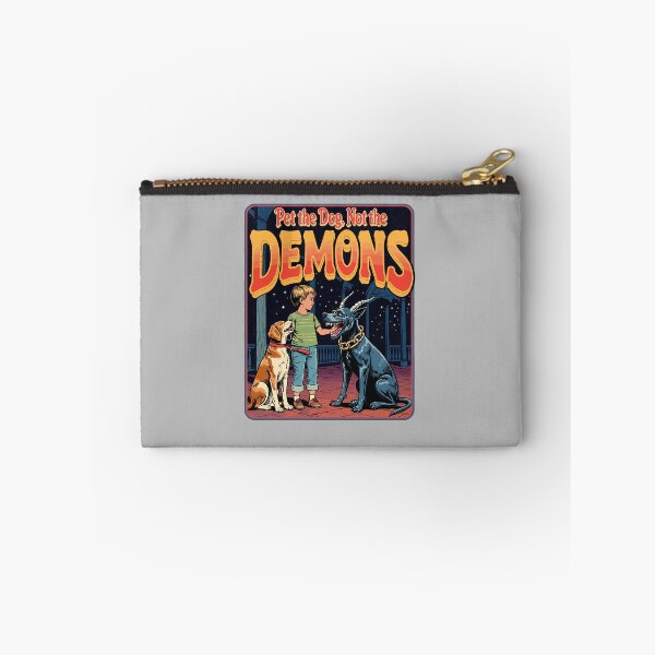 Item preview, Pet the Dog, Not the Demons - Funny Occult designed and sold by Vintagenaut Co..