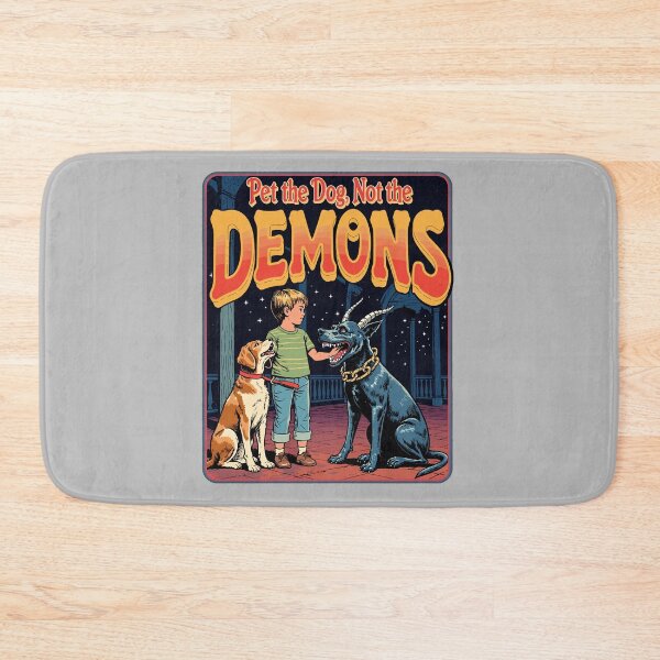 Item preview, Pet the Dog, Not the Demons - Funny Occult designed and sold by Vintagenaut Co..