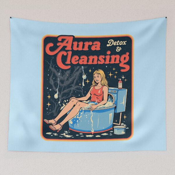 Item preview, Aura Detox & Cleansing - Funny Occult & Spiritua designed and sold by Vintagenaut Co..