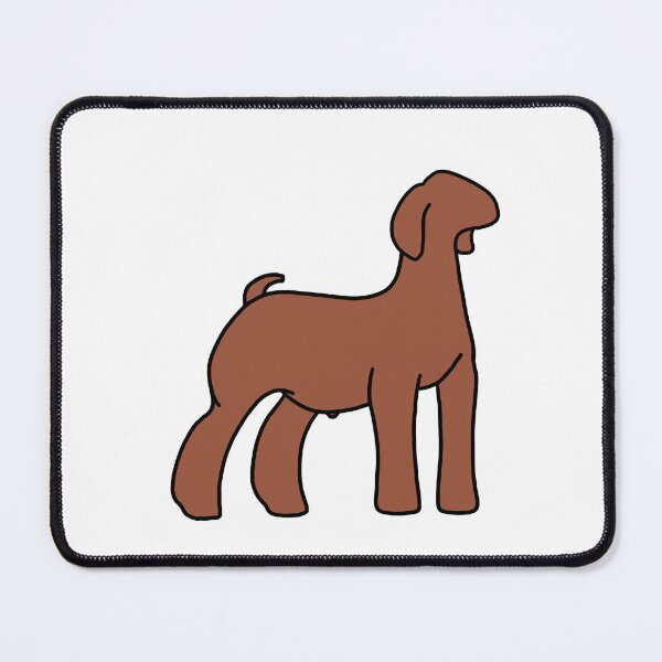 Item preview, Red Show Goat designed and sold by livestockgraphicsbybrooke.