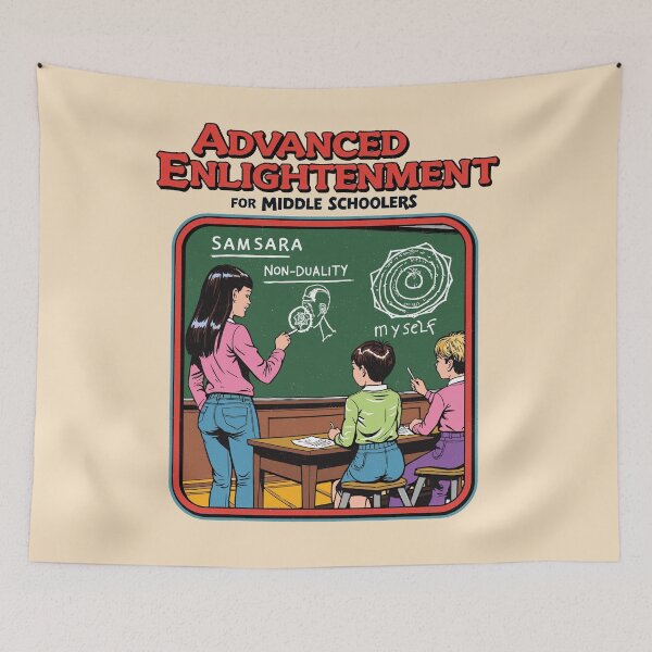 Item preview, Advanced Enlightenment for Middle Schoolers - Funny Spiritual designed and sold by Vintagenaut Co..