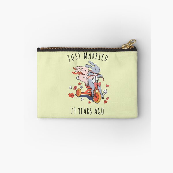 Item preview, Just Married 79 Years Ago - 79th Anniversary Couple Bunnies Tee, Phone Cases And Other Gifts designed and sold by MemWear.