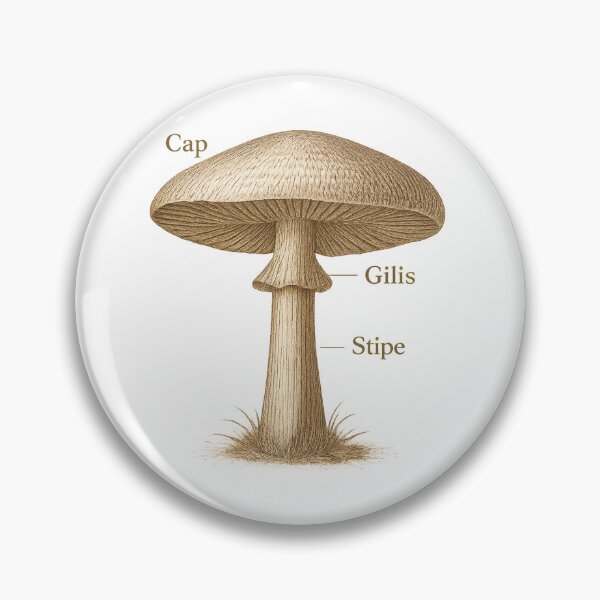 Item preview, Fungi Field Notes Mushroom designed and sold by TONSNAP.