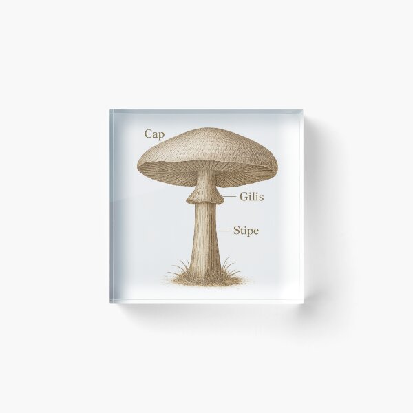 Item preview, Fungi Field Notes Mushroom designed and sold by TONSNAP.