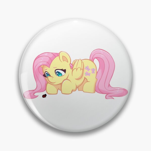 Item preview, Fluttershy + ¡una mariquita! designed and sold by keshkolours.