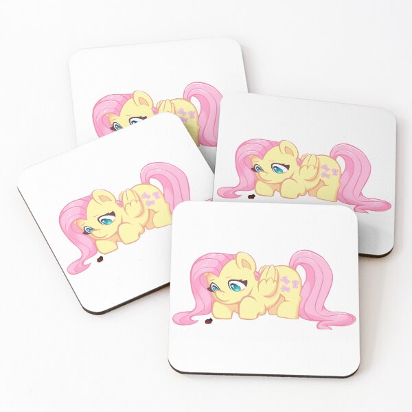 Item preview, Fluttershy + a ladybug! designed and sold by keshkolours.