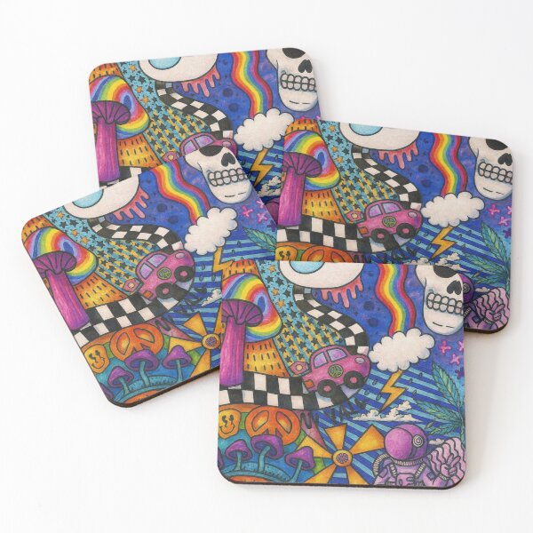 Item preview, Psychedelic doodle designed and sold by sydfink.