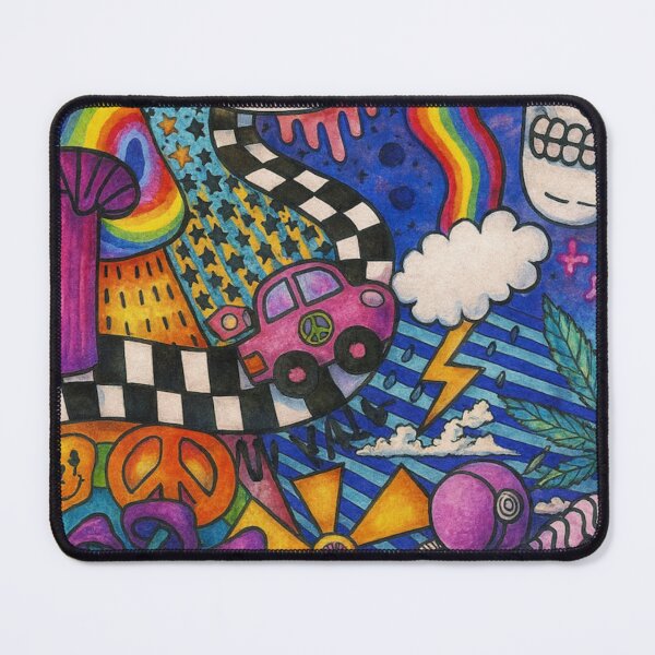 Item preview, Psychedelic doodle designed and sold by sydfink.