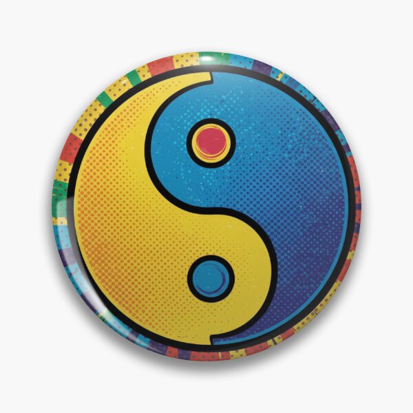 Item preview, Yin-Yang Symbol Pop Art designed and sold by TBDDesigns.