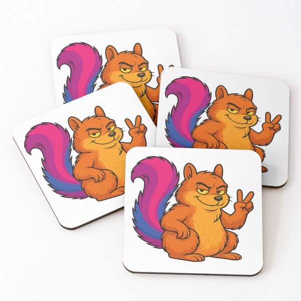 Item preview, Bisexual Squirrel Pride designed and sold by SecretSquirrellDesigns.