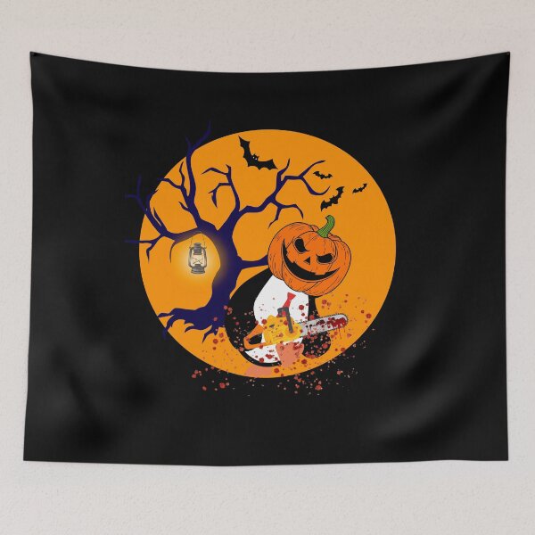 Item preview, Office Horror – Pumpkin Chainsaw vs. 9-to-5 Life 2 designed and sold by UTkiKK.