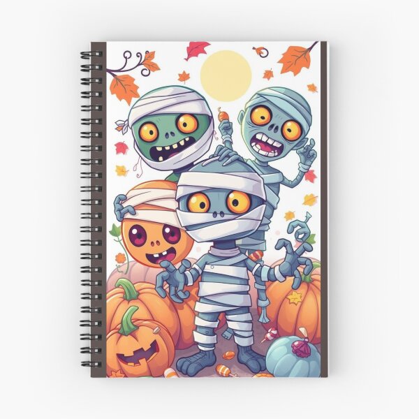 Item preview, Momies amicales & citrouilles. Friendly Mummies & Pumpkins designed and sold by Drawingshirts.