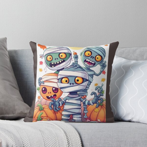 Item preview, Momies amicales & citrouilles. Friendly Mummies & Pumpkins designed and sold by Drawingshirts.