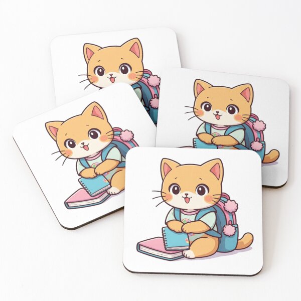 Item preview, Cool cat loving going back to school designed and sold by JonysCreativeDesigns.
